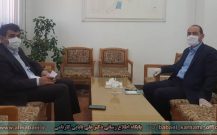 نشست هم اندیشی دکتر بابایی کارنامی با مدیر عامل شرکت دشت ناز ساری